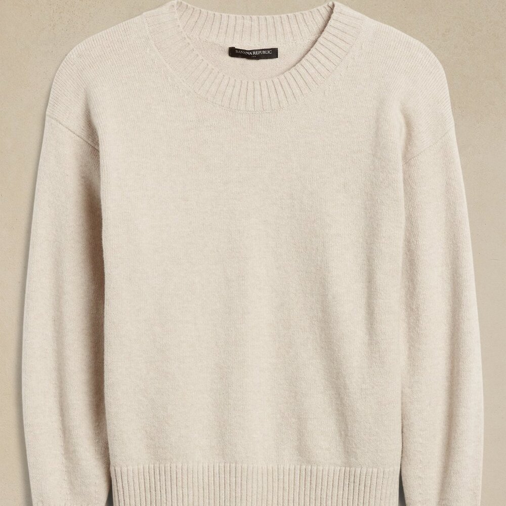 Banana Republic TRANSITION CREAM COVETED SWEATER/NWT/XL - Picture 4 of 13